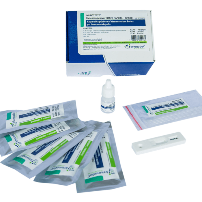 IMUNOTESTE<br> <i>Trypanosoma vivax</i> <br>(TESTE RÁPIDO)